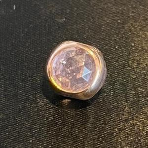 Pandora Rose Gold Radiant Droplet Pink Charm